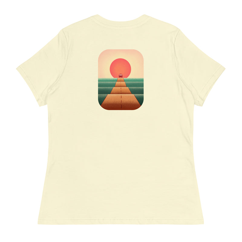 T-shirt Femme Sunset Road