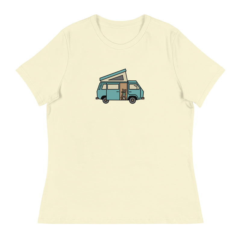 Dog in Van Women's Relaxed Fit T-Shirt