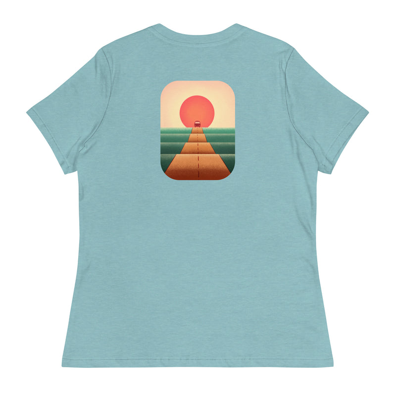 T-shirt Femme Sunset Road