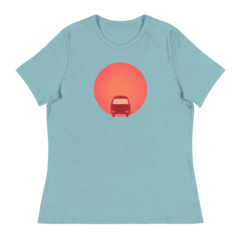 T-shirt Femme Sunset Bus