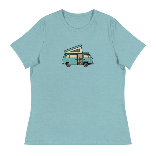 Dog in Van Women's Relaxed Fit T-Shirt