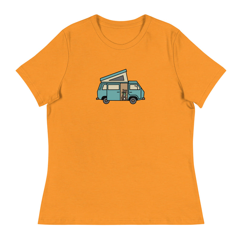 Dog in Van Women's Relaxed Fit T-Shirt