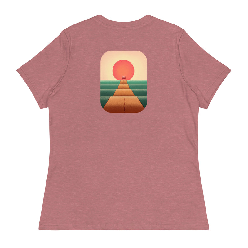 T-shirt Femme Sunset Road