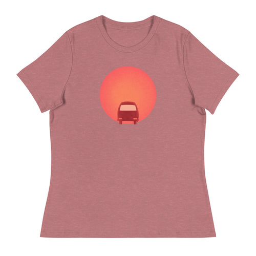 T-shirt Femme Sunset Bus