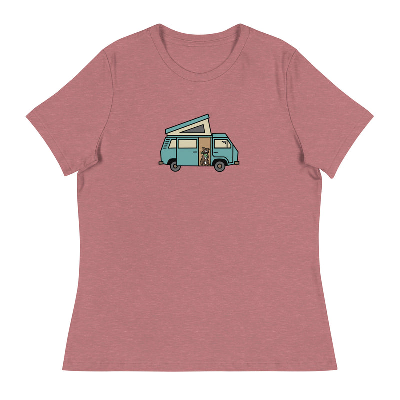 Dog in Van Women's Relaxed Fit T-Shirt