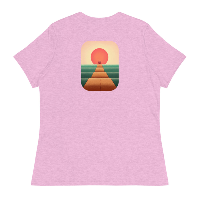 T-shirt Femme Sunset Road