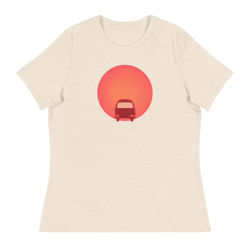 T-shirt Femme Sunset Bus