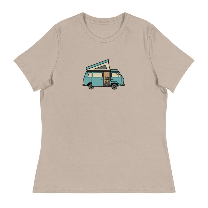 Dog in Van Women's Relaxed Fit T-Shirt