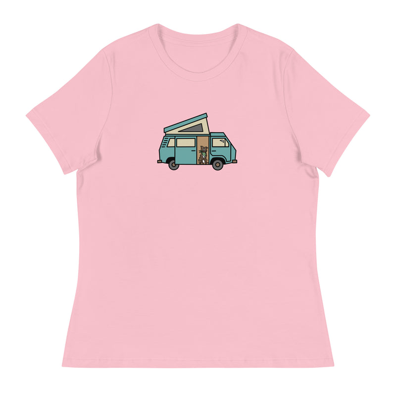 Dog in Van Women's Relaxed Fit T-Shirt