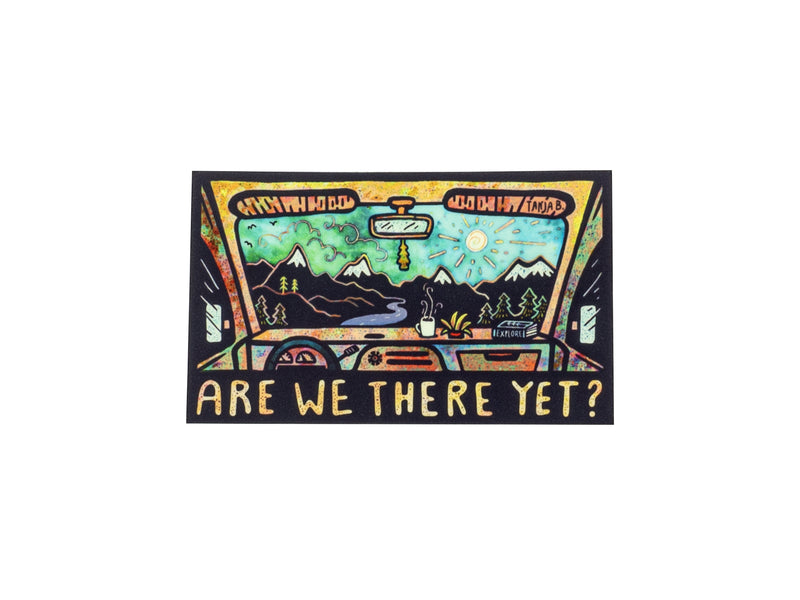 Are We There Yet Sticker