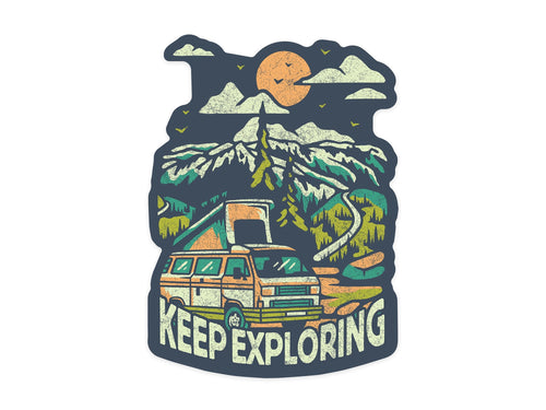 Keep Exploring Sticker