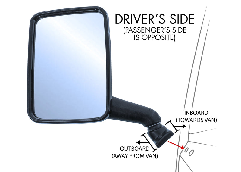 Manual Side-View Mirror (Passenger Side) [Vanagon]