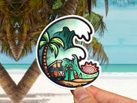 Thumbnail of Ride The Wave Sticker