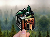 Thumbnail of Live Outside the Box Sticker