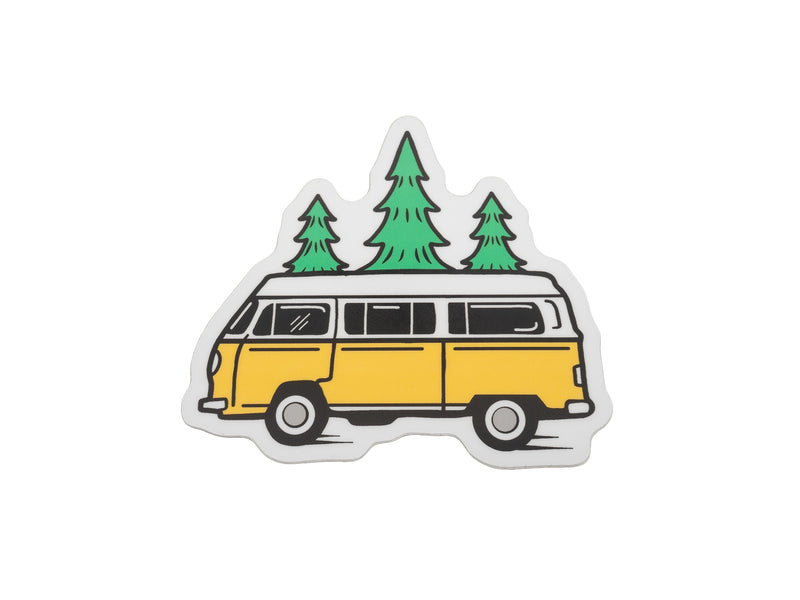 Bus & Trees Sticker