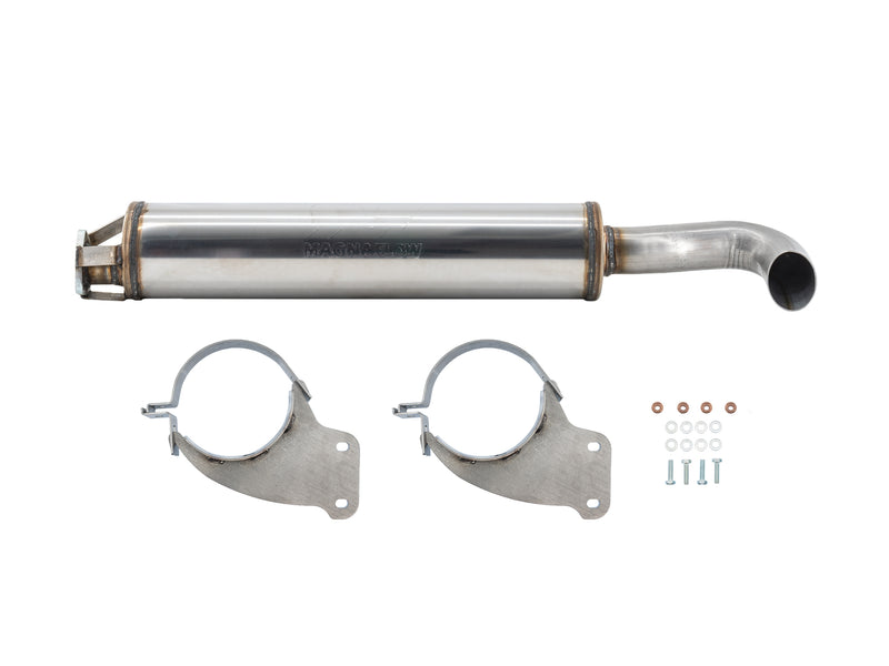 GoWesty Stainless Muffler and Saddle Bundle [Vanagon]