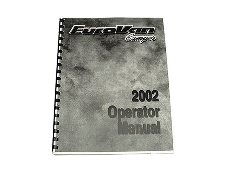 Eurovan Winnebago Manual 2002