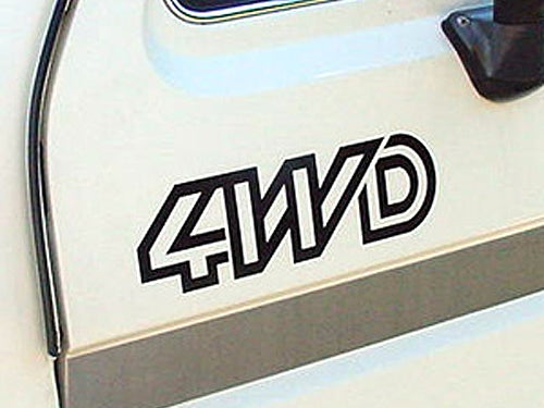 4WD Decal