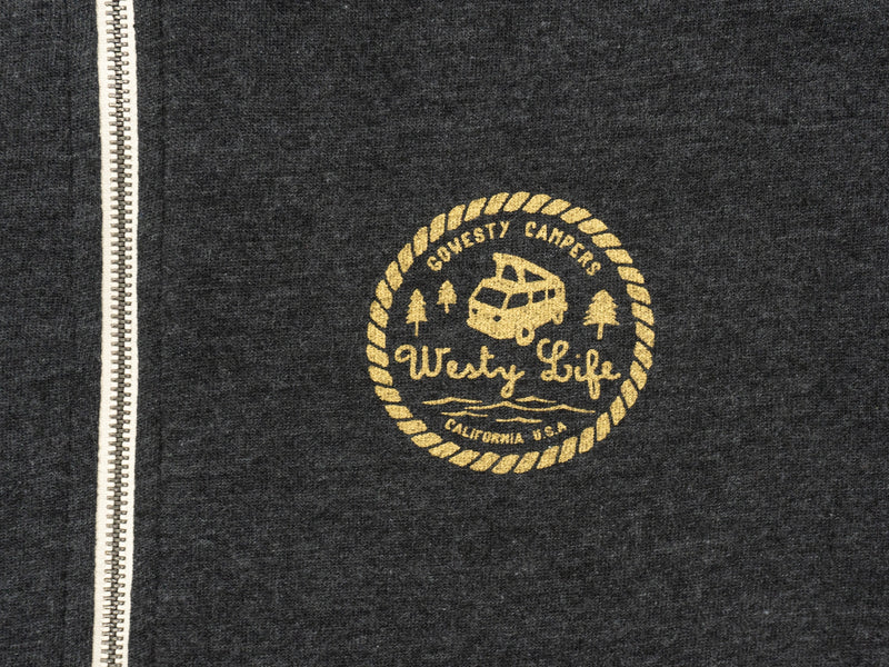 Westy Life Woodcut Sherpa-Lined Unisex Hoodie (New Design)