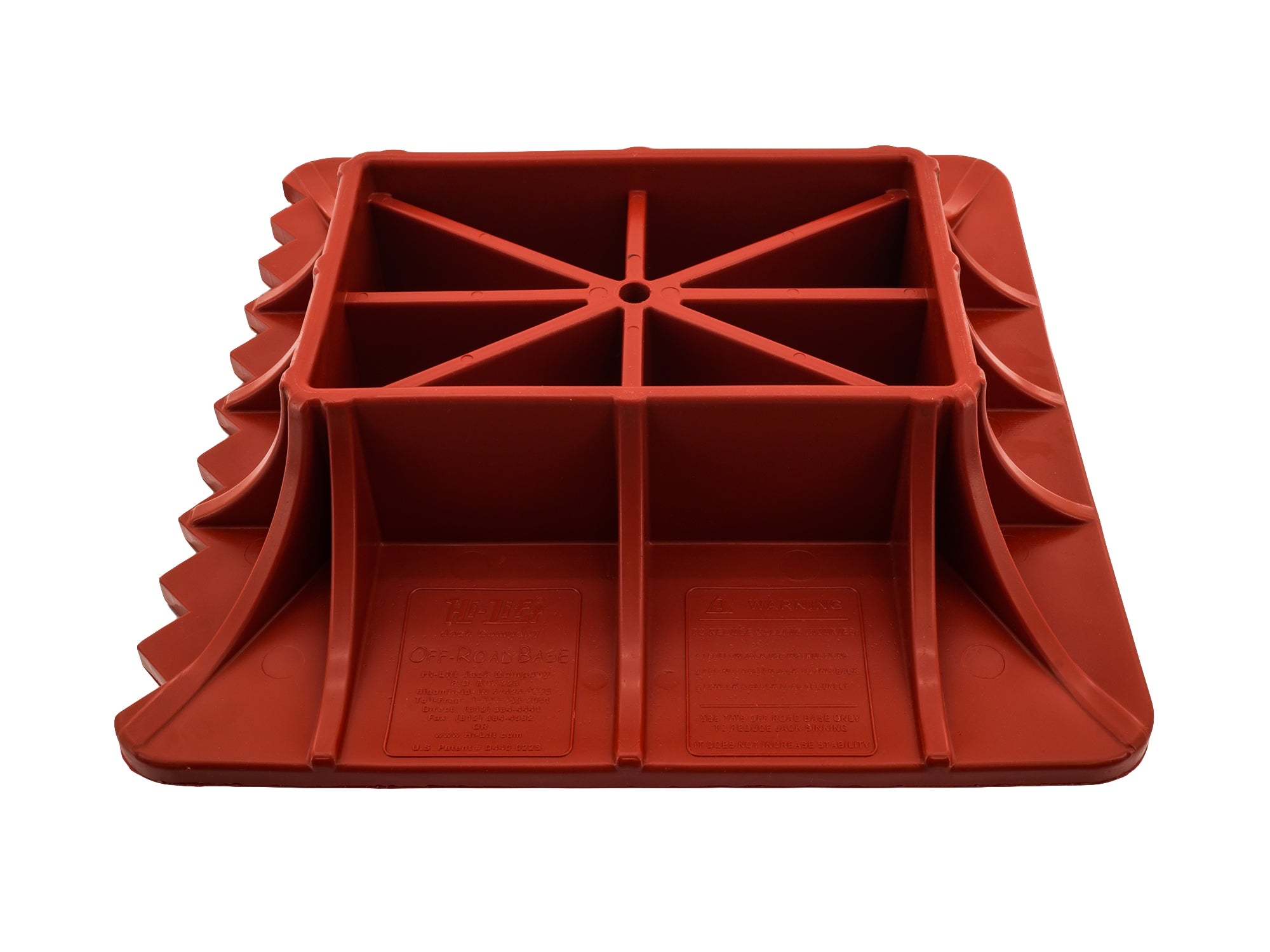 Jack Stabilization Plate For Soft Ground Off-Road Jack Base