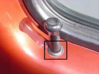 Thumbnail of Paire de colliers de bouton de serrure de porte [Vanagon]