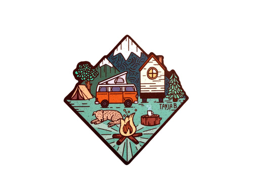 Breakaway Camp Sticker