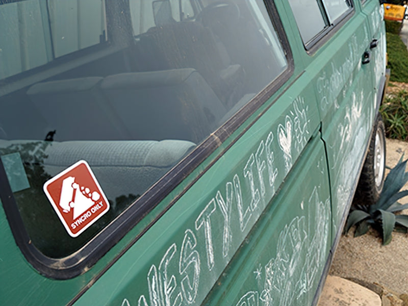 Syncro Only Sticker