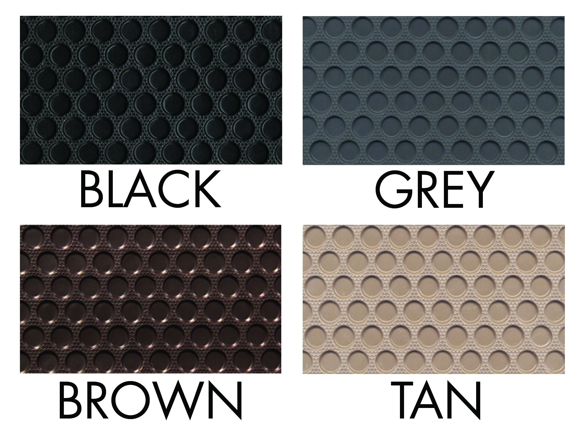 Rubber Mat Set - Front Cab [Vanagon] | GVW-6840-RT | GoWesty