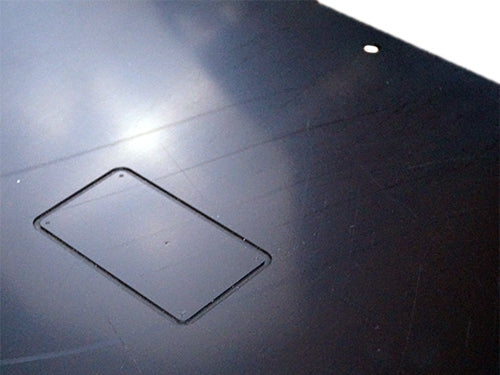 ABS Plastic Trim Panel - Right Rear Front Half [Vanagon]