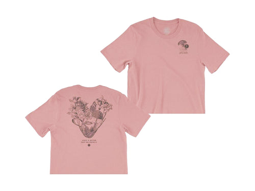 CLEARANCE Floral Heart Boxy Women's T-Shirt