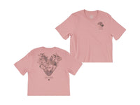 Thumbnail of Floral Heart Boxy Women's T-Shirt