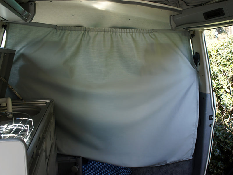 VW CAB DIVIDER Curtains Black T5 T6 Transporter Camper Van Privacy