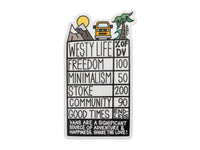 Thumbnail of Westy Life Daily Value Sticker