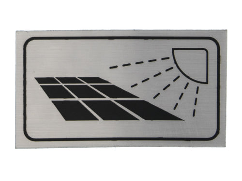 Solar Power Hook-up Decal