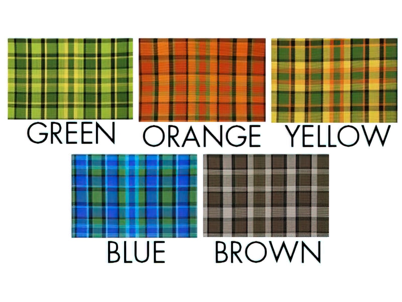 CLEARANCE - Westfalia Plaid Upholstery Material (Sold Per Meter)