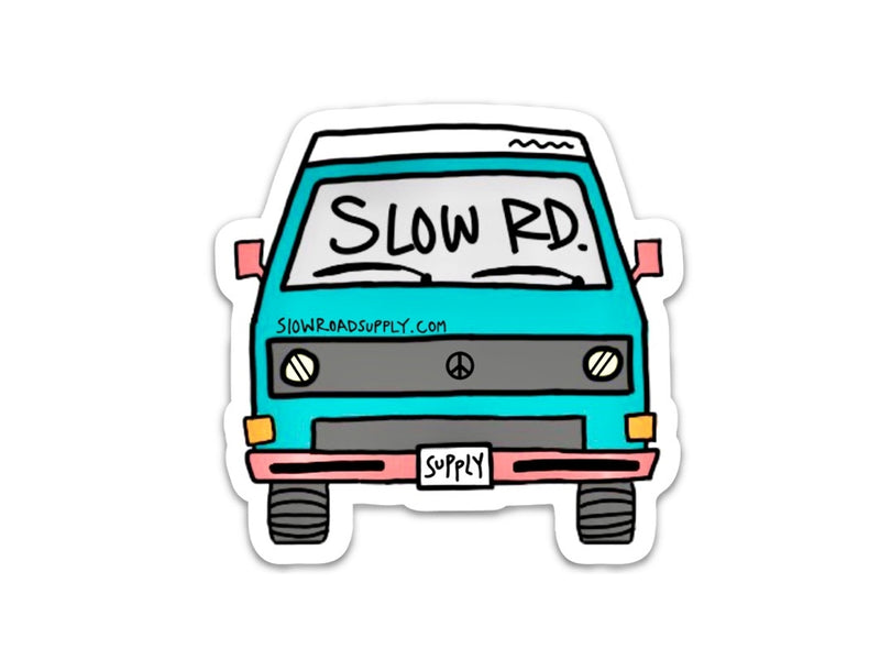 Slow Road Vanagon Sticker