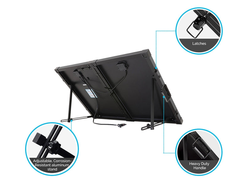100W Foldable Solar Suitcase
