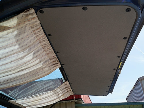 Rear hatch panel, installed (gray)