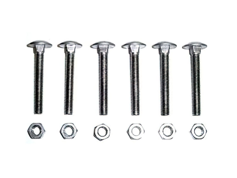 Pop-Top to Rear Hinges Carriage Bolt Set [Late Bus]