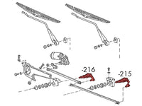 Thumbnail of Wiper Shaft - Front (Driver or Passenger) [Vanagon]