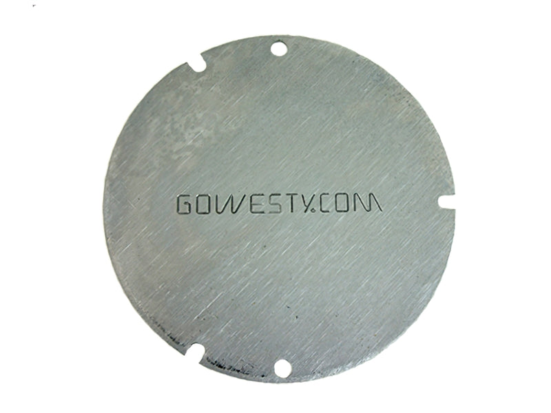 Aluminum blockoff plate for flue vent – GoWesty