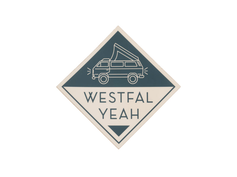 WESTFALYEAH Diamond Logo Sticker
