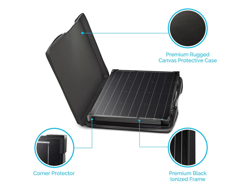 100W Foldable Solar Suitcase