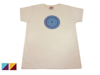 Thumbnail of CLEARANCE Women's Camper Love Mandala Organic T-Shirt (Blue/Purple Size Large)