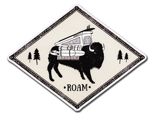 Buffalo Roam Vanimal Westy Sticker