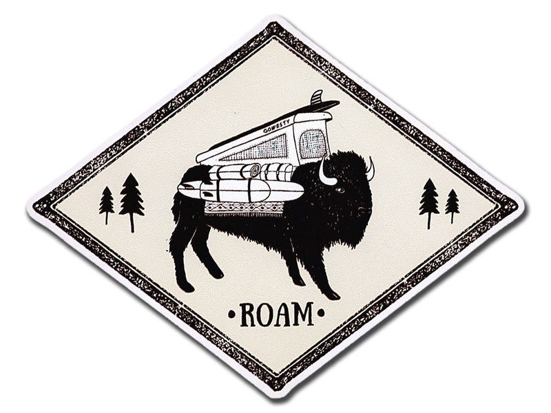 Buffalo Roam Vanimal Westy Sticker