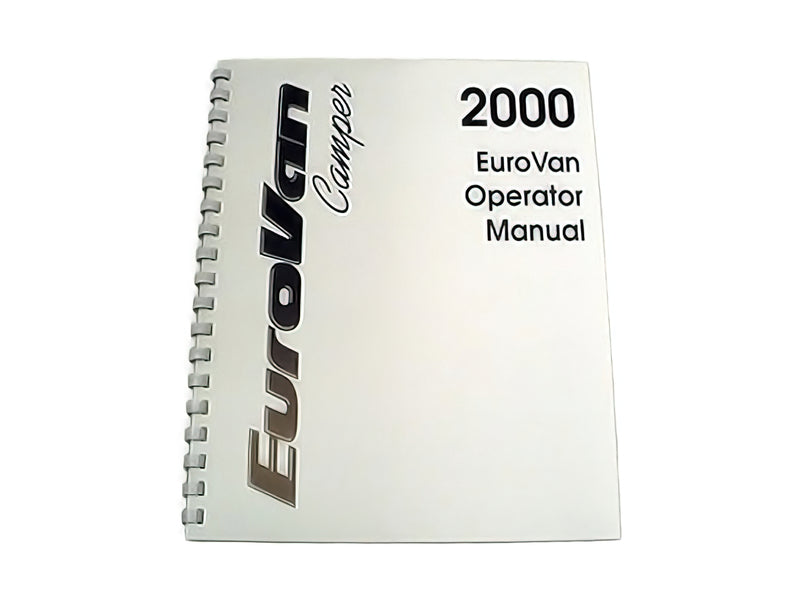 Eurovan Winnebago Manual 2000