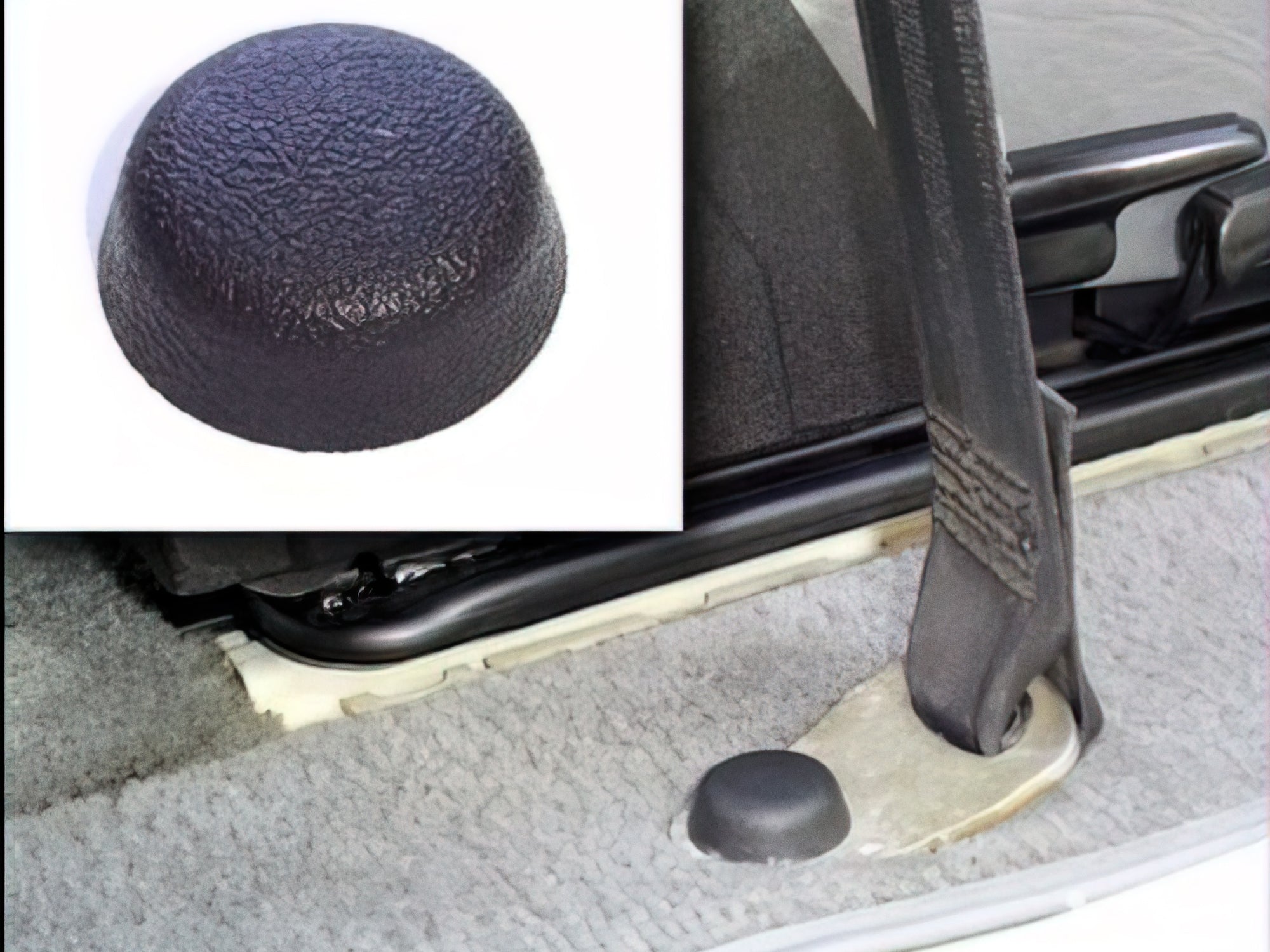 Seat belt bolt cap GoWesty