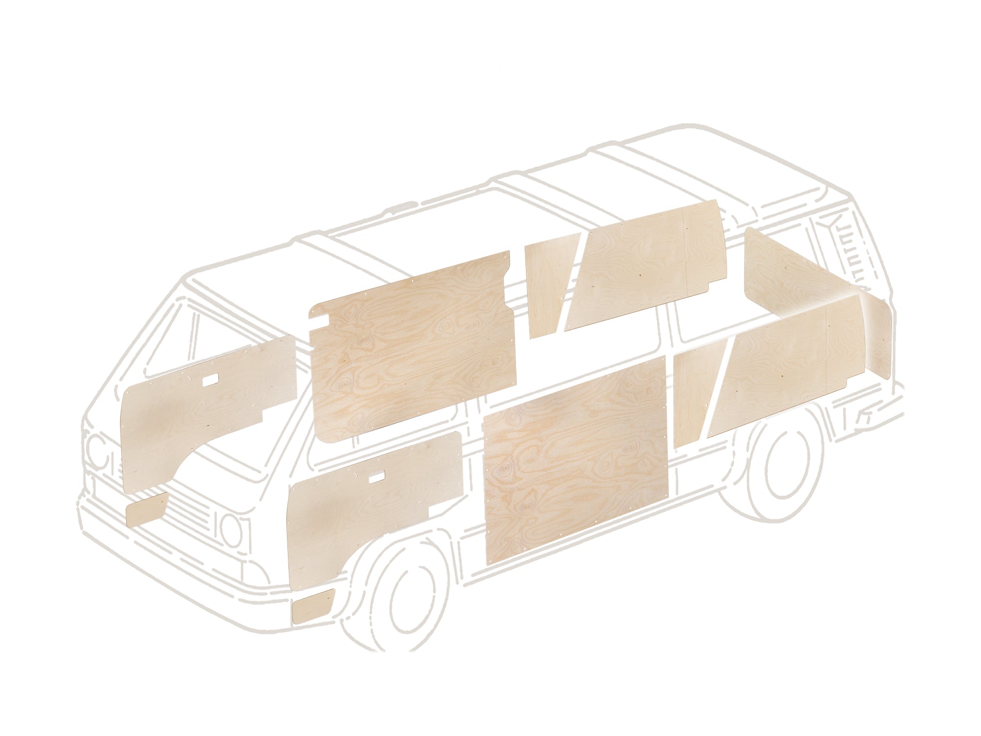 Trim Panel Bundle - Birch Ply [Non-Camper]