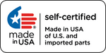 Self-certified made in USA of U.S. and imported parts